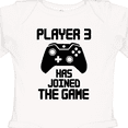 thumbnail image 4 of Inktastic Player 3 Has Joined the Game Boys or Girls Long Sleeve Baby Bodysuit, 4 of 5