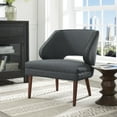 thumbnail image 2 of Modern Contemporary Urban Design Living Lounge Room Armchair, Grey Gray, Fabric, 2 of 4