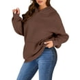 thumbnail image 2 of Shine Up Hoodies for Women Fleece Hooded Sweatshirts Oversized Pullover Long Sleeve Ladies Tops with Pocket, 2 of 7