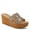 Beige Suede, variant on Women's Mssteamy Slide Wedge Sandal Suede
