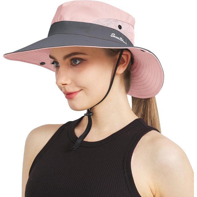 Sun Hats for Women Men 3” Wide Brim UPF 50+ Fishing Beach Bucket Hats