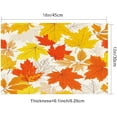 thumbnail image 7 of Fall Farmhouse Placemats Set of 4 Maple Leaf, Washable Placemats 12x18 Inch for Kitchen Dining Room, 7 of 7