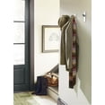 thumbnail image 3 of Amerock Apex Contemporary Single Prong Polished Nickel Wall Hook, 3 of 9