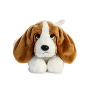 Aurora Bonita Bichon Frise Flopsie Plush Dog - 12 Inch Soft Stuffed Animal Toy, White Puppy