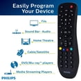 thumbnail image 2 of Control Remoto Philips para 3 Dispositivos Negro, 2 of 3