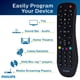 thumbnail image 2 of Control Remoto Philips para 3 Dispositivos Negro, 2 of 3