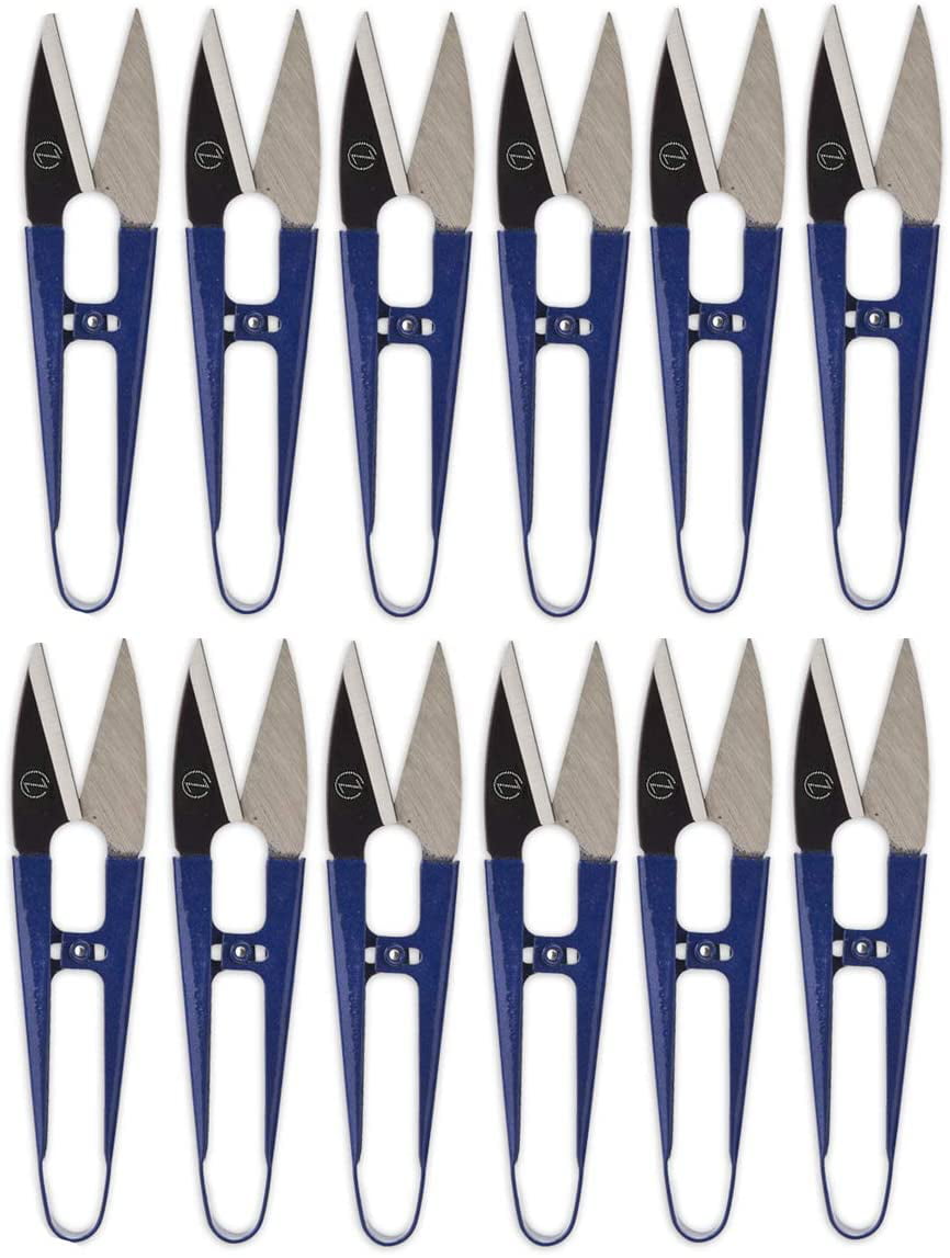 12 PCS Bonsai Pruner Trimming Scissors For Leaf Bud Fishing Tool Trimmers 4" 