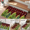thumbnail image 5 of Entryway Rug 2'x3', Green Christmas Tree Small Rug for Kitchen Bathroom Door Mat Indoor Entrance, Xmas Tree Snowflake Winter Red Plaid Non-Slip Area Rugs Floor Mats Carpet Front Door Rugs, 5 of 8
