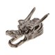 thumbnail image 3 of Charms Beads dragon 10 piezas mini cabezales de dragón encantos de perlas de bricolaje hallazgos 22 x 9 mm de plata de cobre, 3 of 9