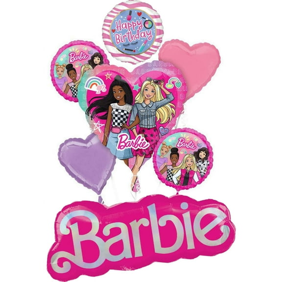 Anagram Barbie California Dreaming Together Birthday Party Supplies Balloon Bouquet Decorations