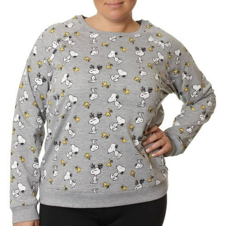 Snoopy Women's Plus All Over Pri