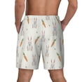 thumbnail image 4 of Uemuo Retro Rabbit Pattern Mens Swim Trunks Quick Dry Board Shorts with Mesh Lining, Stretch Beach Shorts Quick Dry No-Chafing Board Shorts-XX-Large, 4 of 9