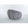 thumbnail image 6 of FFH Bean Bag Chair for Adults, Floral-Shaped Lazy Chair, Ultra-Soft Faux Fur Sofa Chair, Large Reading Chair for Living Room, Bedroom, Gray, 6 of 7
