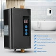 thumbnail image 4 of M Buder Calentador de Agua Eléctrico Instantáneo Mini sin Tanque Inteligente Pantalla Táctil 4000W Negro 220V EU Plug, 4 of 9