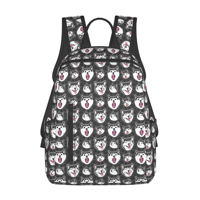 Disketp HUSKY Face Mochila Ligera e Impermeable, Mochila de Día Resistente para Viajes, Senderismo y Uso Diario para Hombre y Mujer