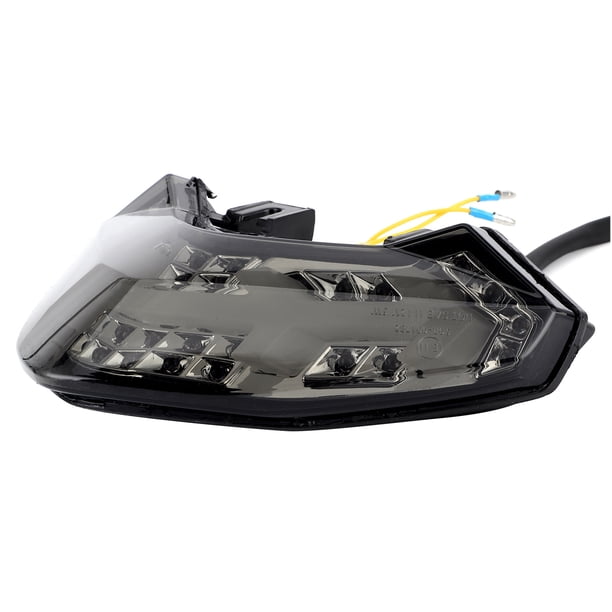 Señal de giro, conjunto de luz trasera LED para motocicleta, luz de freno, luz trasera LED, rendimiento de primera