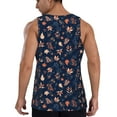 thumbnail image 2 of Sigee Autumn Leaves With Blue for Men's Workout Tank Top, Athletic Gym Sleeveless Shirt - Quick Dry, Lightweight, Breathable X-Large, 2 of 9