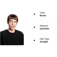 thumbnail image 2 of Lloyd Christmas Dumb and Dumber Wig Jim Carrey Movie To 2 Two Mens Brown Gift, 2 of 2