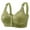 Green, variant on Women's Fashionable and Casual Front Buttoned Underwear for Elderly People Skin Friendly and Comfortable Bra
