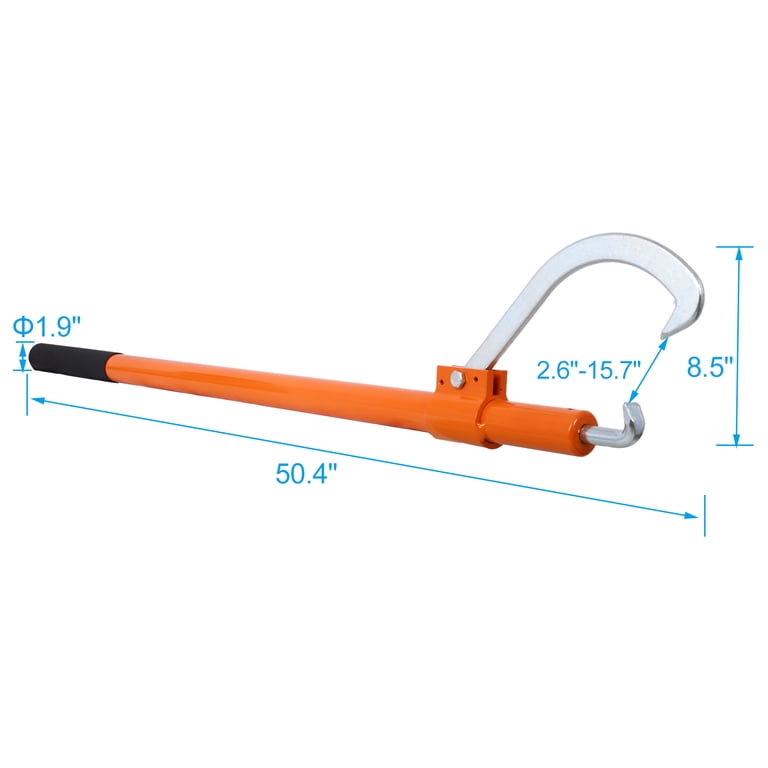 Logging Tools Dolibest 59/65 Inch Steel Cant Hook & Log Peavey Tool ...