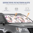 thumbnail image 4 of Saiise Beautiful Butterfly for Foldable Car Sun Shades (2-Pack) Offer Sun Protection with an Easy-fold Design for Convenient Windshield Shading-Small, 4 of 6