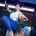 thumbnail image 6 of [Officially Licensed] Street Fighter 6 Chun-Li Costume Full Set for Halloween, L, 6 of 11
