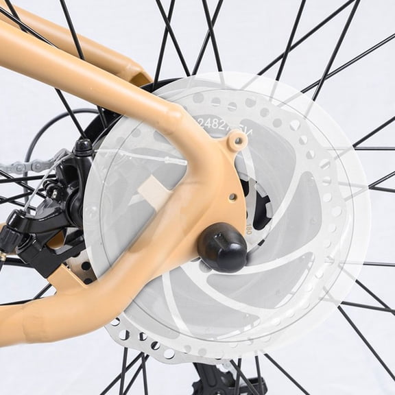 ORDDIART 6Pcs Easy Install Bike Flywheel Guard Transparent Plastic Chain Sprocket Protector for Bikes