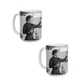 thumbnail image 1 of Duo de Taza de cerámica 443 ml diseño divertido Jesus es mi roca y mi fortaleza salmos 31:3 regalo original, 1 of 7