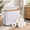 White-Medium, variant on Grey Medium Free Standing Toilet Paper Storage Container Holds Up To 9 Mega Rolls