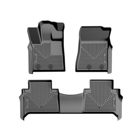 Husky Liners 96751 Weatherbeater Floor Mats Fit 2025 INFINITI QX80, Nissan Armada - Front/2nd Seat - Black