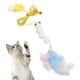 thumbnail image 3 of Juguete interactivo retráctil colgante con plumas para gatos de interior Gusano de plumas, 3 of 9