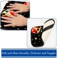 thumbnail image 3 of Seven Starred Ladybird Printed Furry Soft 12.5x8.2 Inch Car Armrest Mat Cover Accessories, 3 of 6