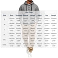 thumbnail image 4 of Men’s 2 Piece Tracksuit Outfit Set, Button Placket Pullover Hoodie with Kangaroo Pocket, Drawstring Cargo Jogger Pants with Multi‑Side Pockets, Daily Walking Outdoor Wear L, 4 of 4