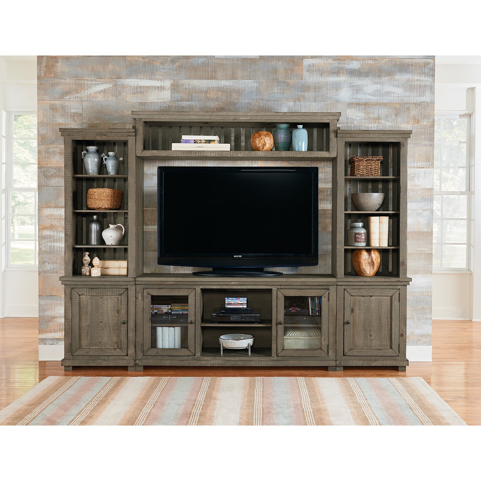 Progressive Furniture Willow Complete TV  Wall  Unit  