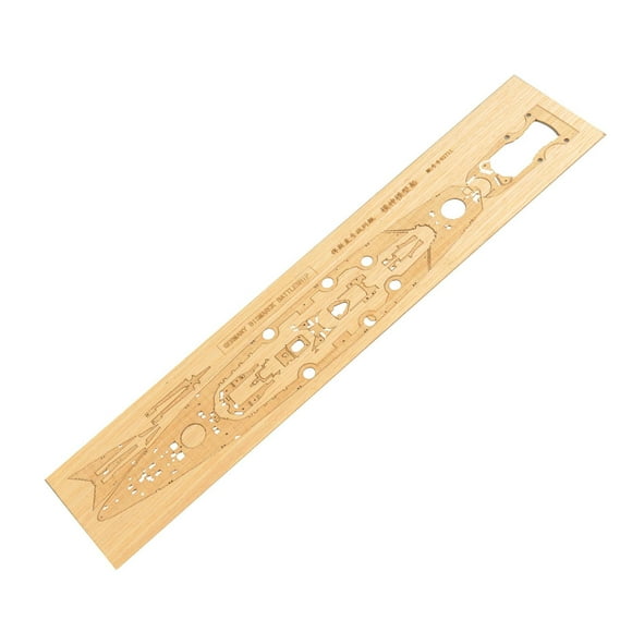 1/700 Wooden Deck with Chain Modified Battle Ship for 05711 Warship Hobby Toy