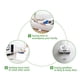 thumbnail image 2 of Toystoory Almohadillas para fregar Hotel Office Tile Mops Head Reutilizable Paño de limpieza de manchas Repuestos Accesorios Reemplazo para M6 Suministros de limpieza para el hogar Mojado Toystoory HA067008-01, 2 of 6