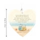 thumbnail image 2 of Listado Adorno De Recuerdo De La Amistad De Cristal Marino En Forma De Corazón, Hecho A Mano, Para Colgar En El Árbol De Navidad, Amarillo, 8cm (1 Unidad) Rkxzt, 2 of 2