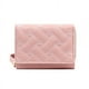 thumbnail image 2 of Cartera corta para mujer, sencilla, bordada, de PU, con tres pliegues, para tarjetas, billetera para varias tarjetas, 2 of 6