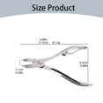 thumbnail image 3 of Stainless Patterned Handle Dead Skin Clipper Portable Dead Skin Pliers For Backstabbing Grey Nail Clipper Dead Skin Tool, 3 of 7