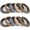 Colorful C, variant on 100Pcs Soft Hair Ponytail Holders, Seamless Hair Ties，Nylon Thick Hair Ties Bands, Large Hair Elastic Holders for Women No Damage for Heavy Hair, 2 Inch in Diameter, 5 Golden Colors