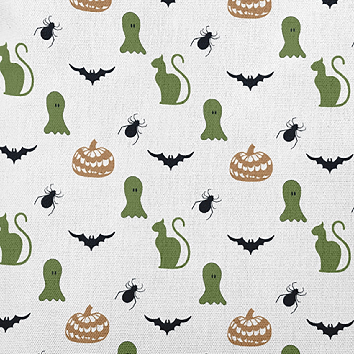 18" x 18" Simply Daisy Halloween Halloween Critters Polyester Indoor/Outdoor Pillow, Scallion Qty 1