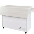 thumbnail image 6 of Mobile Kitchen Island Unit | Drop leaf countertop, 9 - gallon trash can capacity | Sturdy P2 grade particleboard structure | Solves the problem of odor leakage in the kitchen, 6 of 6
