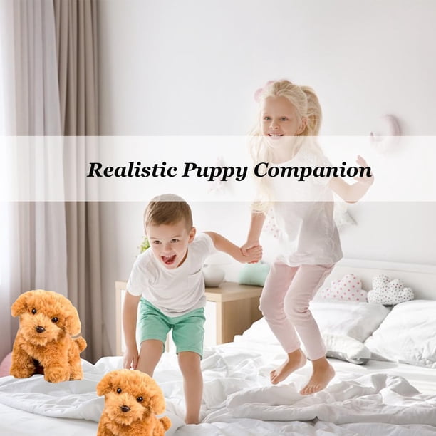 Cachorro Robot Interactivo De Peluche Nicco – Perro Robot Que Camina, Ladra Y Mueve La Cola, Con Respuesta Realista A Tus Movimientos, Ideal Como Mascota Electrónica Y Compañía Para Todas Las Edades