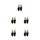 thumbnail image 2 of Sonducket Pendientes creativos con cuentas Pendientes colgantes de gota larga para joyería de mujer negro Type2 NO2, 2 of 6