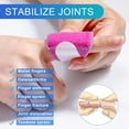 thumbnail image 6 of SkyAuks Finger Splint, Color Finger Strap Brace, Rose Red, 6 of 7