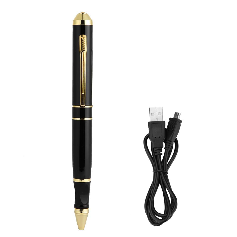 Professional Voice Recorder Pen Portable HD Recording Pen Audio Recorder Dictaphone Noise Reduction Mini Justice Tool 16G for Business Meeting Micro