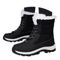 thumbnail image 2 of KELINFONG Womens Winter Snow Boots Waterproof Shoes Walking Comfortable Hiking Tennis Booties Furry Mid Calf Warm Boots, 2 of 6