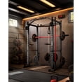 thumbnail image 3 of GARVEE Power Cage Home Gym,2000lbs Multi-Function Squat Rack with Cable Crossover,Pull-Up & Dip Station,LAT-Pull Down System,Workout Cage with More Attachments,Black, 3 of 10