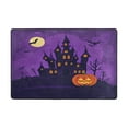 thumbnail image 2 of Non-Slip Area Rug 36"x24" Indoor Washable Floor Mats Carpet Printed for Living Room, Bedroom, Home Decor Pumpkin and Haunted Castle, 2 of 7