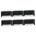 thumbnail image 4 of IFANLANDOR 6Pcs LED Fence Lights Solar Powered Black Shell with White Light Illuminating Paths for Gardens, 4 of 8